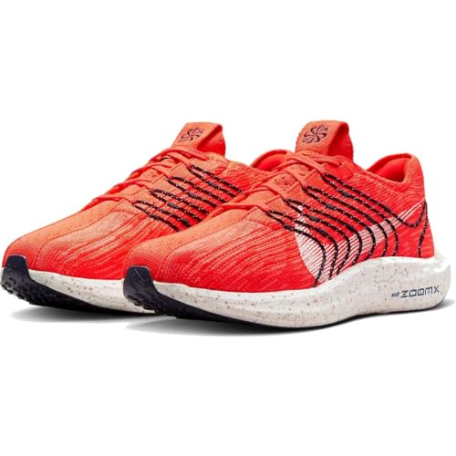 Nike Pegasus Turbo Next Nature Mens Running Trainers DM3413 Sneakers Shoes (UK 8 US 9 EU 42.5, Bright Crimson White hot Punch 600)