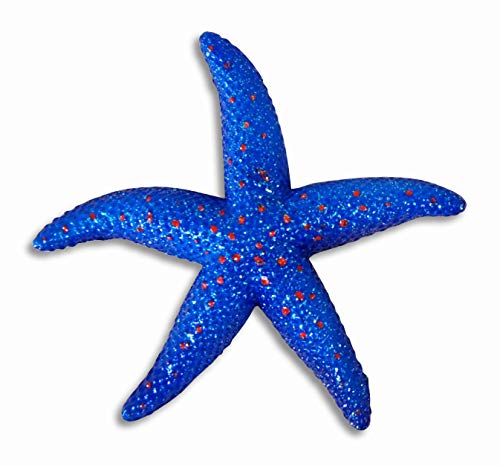 Lx Handpainted Starfish Wall Mount Decor Plaque Replica 8" (Set Of 6) #TOP4