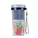 Hearthxy Tragbarer Mixer Smoothie Maker Shakes 6 klingen Juicer Blender Elektrisch USB Mini Mixer mit 1500mAh Batterie für Saft, Milkshake, Protein, Fitness, Reise, Outdoor