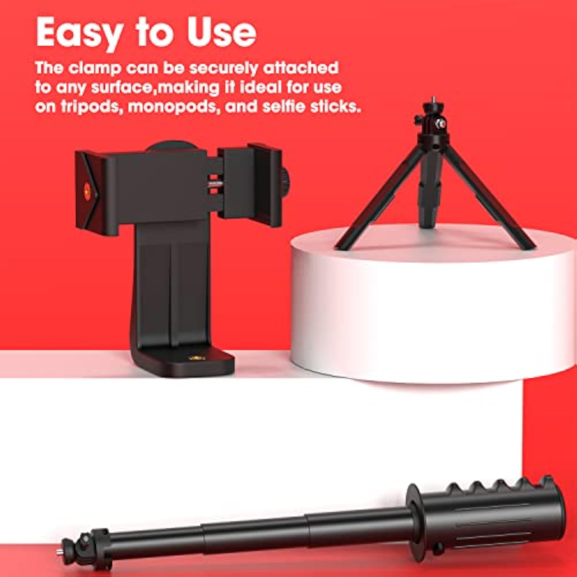 360 Degree Cell Phone Holder with Adjustable Clamp