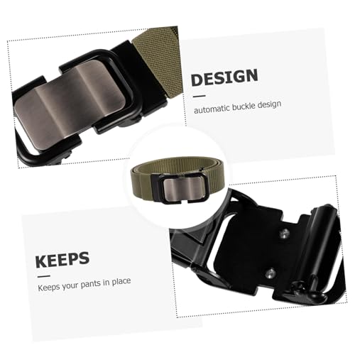 Men's Nylon Waist Belt with Design Casual Breathable for Jeans and Outdoor Use Versatile4