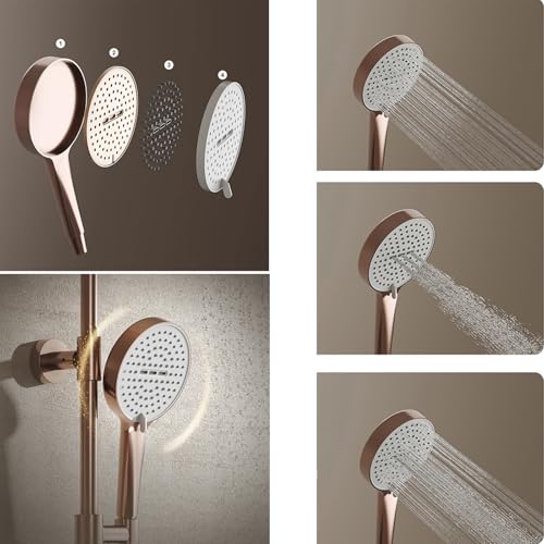 Colonne de douche mitigeur 3 modes jet cascade orientable 360