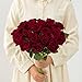 Hawesome 12PCS Artificial Flowers Fake Roses, Realistic Velvet Long Stem Red Roses Bouquet for Wedding Centerpiece Home Decor Party & Valentines (Wine)