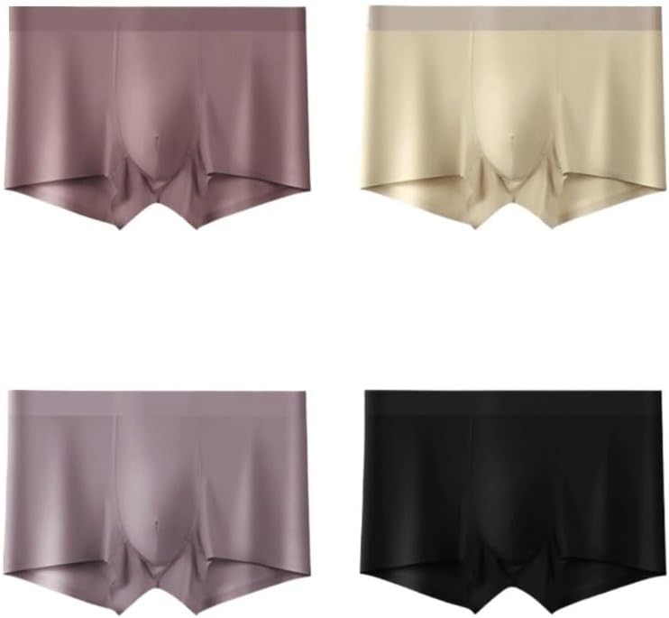 [BSKUAJH] Men's Modal Underwear Grade 7A Inner Crotch Boxer Br