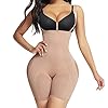 Lover-Beauty Butt Lifting Shapewear for Women Tummy Control Fajas BBL Shorts Butt Lifter Seamless Body Shaper, Brown, 3XL/4XL