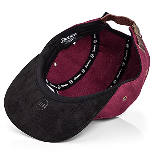 Image of Blackskies 5-Panel Cap with Floral Pattern Unisex Baseball Cap