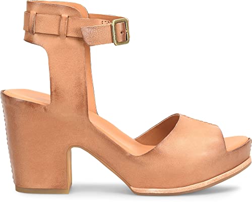 KORK-EASE Women's Stasia City-Chic Heeled Sandal in Soft Hand-Finished Leather, Cushioned Comfort Footbed, High-Traction Outsole3