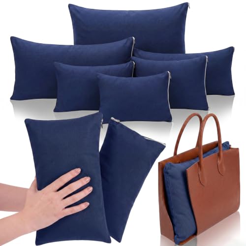 Image of Xuhal 6 Pcs Purse Insert Pillows Set Fillers to Keep Shape, Six Sizes, Navy