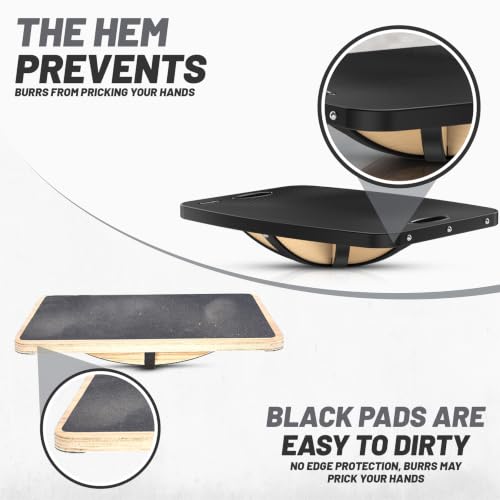 Image of Advanced Wood Balance Board, Table Balance Board, Office Swing Board, for Physical Therapy, Fast Fitness Training and Outdoor Sports Balance Training Device