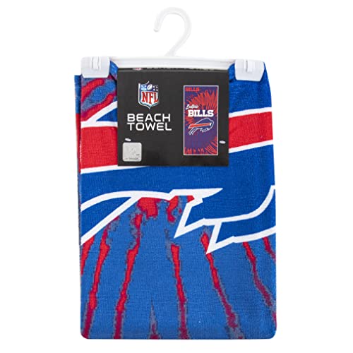 Image of Northwest NFL Buffalo Bills Unisex-Adult Beach Towel, 30 inch x 60 inch, Psychedelic