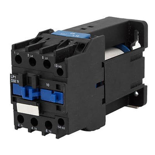 N O 3 Polos Contactor De Ca 35mm Montaje En Carril Din 220v Bobina Lp1-D3210 1 Uds N O 3 Polos Contactor De Ca 35mm Montaje En Carril Din 220v Bobina Lp1-D3210 1 Uds