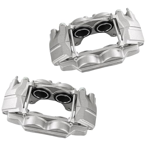 Image of cciyu Front Left & Right Disc Brake Calipers Assembly w /o Bracket For Lexus For GX460 V8 4.6L 2014-2023,For Toyota For 4Runner V6 4.0L 2014-2023 Replace#14144306 14144305 Front Driver & Passenger Side
