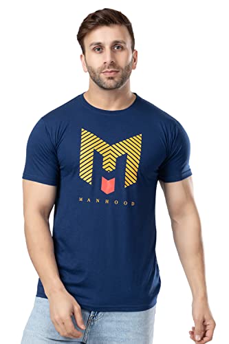 Image of ManHood Cotton Regular Fit Printed Half Sleeve T Shirt for Men Combo Pack of - 3 PCCOMBO01