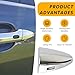 ijuicy Exterior Car Door Handle Cover, ABS Plastic Chrome Front Driver Side Door Handle Cap, Replacement OEM 69218-33010, Compatible with ES350 LS460 LS600H (Silver)