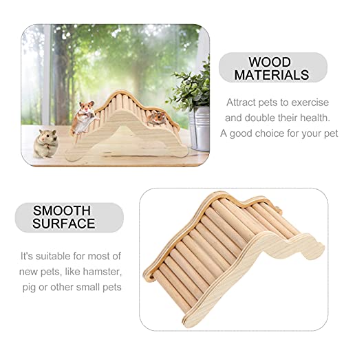 Balacoo Hamster Klimmen Ladder- Houten Suspension Bridge Speelgoed Hamster Muis Speelgoed Voor Cavia Ratten Egel Gerbils… - Image 5