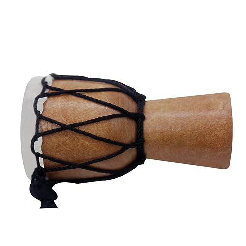 SUPVOX Classic African Drum Necklace Mini Wood Drum for Music Enthusiasts Random Style