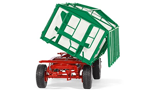 Wiking 077866 Kröger HDK 302 Two-Axle Three-Way Tilt Trailer Model, 1:32, Metal/Plastic, from 14 Years, Many Functions - Image 2