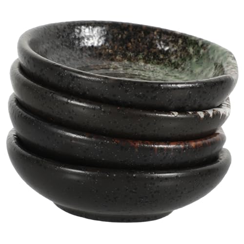 CIYODO 4 pezzi Piattini Giapponese per Condimenti e Salse Design Assortito Resistenti e Facili da per Ristoranti