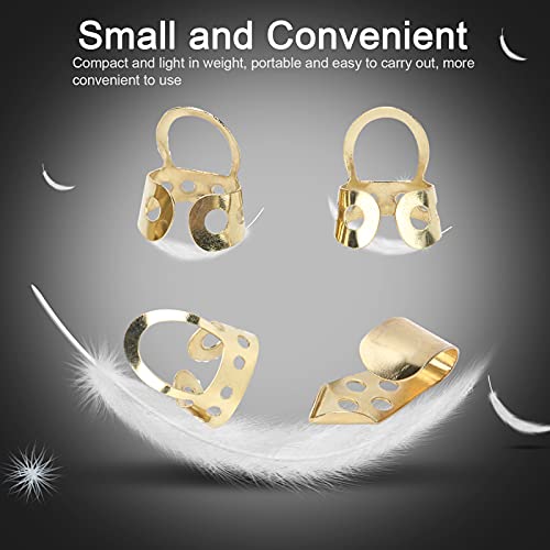 médiators, médiators de banjo Médiator en métal réglable creux 3pcs Index Finger 1Pc Thumb Banjo Guitar Ukulele Parts… - Les Beatles, Paul McCartney, John Lennon, RIngo Starr, George Harrison médiators, médiators de banjo Médiator en métal réglable creux 3pcs Index Finger 1Pc Thumb Banjo Guitar Ukulele Parts… – Image 7