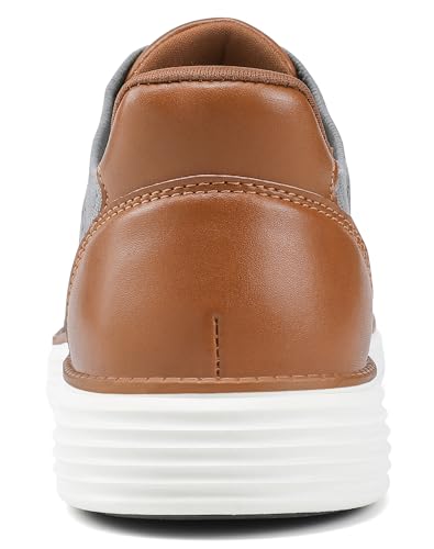 VILOCY Men's Hands Free Slip on Casual Dress Tennis Walking Shoes Laceless Fashion Sneakers Breeze Business Oxfords4