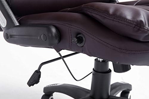 Cherry Tree Furniture Executive Recline Extra Padded Office Chair (Brown PU)