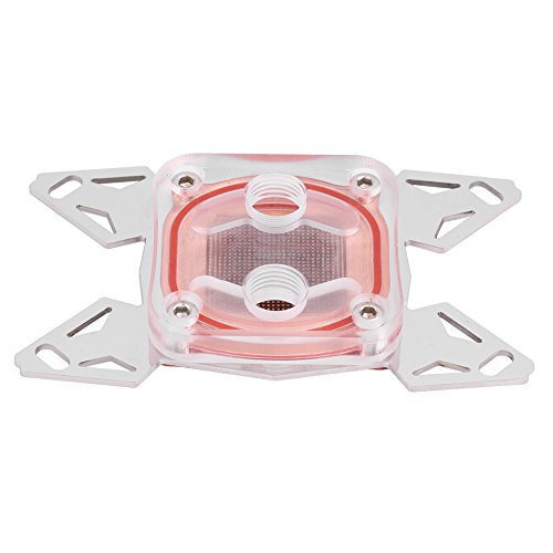 Richer-R Water Block, WaterBlock CPU en cuivre waterblock Ordinateur CPU avec Canal d'eau pour AMD AM4