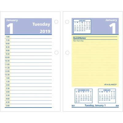 At-A-Glance(R) QuickNotes(R) 2004 Daily Refill, 3 1/2in. x 6in. by At-A-Glance