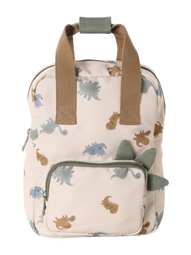 Sac à dos maternelle garçon dinosaures vanille VERTBAUDET