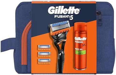 Gillette Zestaw podarunkowy: maszynka do golenia dla mężczyzn Fusion +
