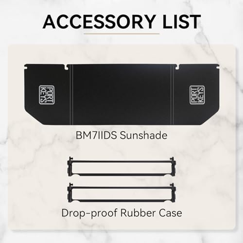 Image of Portkeys Camera Field Monitor Sunshade Visor for BM7 II DS
