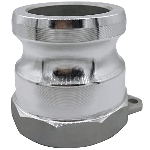 SpringSpray (1 Packung) 10,2 cm Aluminium Global Typ A Nocken- und Nutschlauchverschraubung, 10,2 cm Stecker x 10,2 cm NPT Buchse Cover