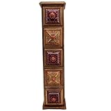 Gall&Zick Cómoda con 5 cajones, multicolor decoración