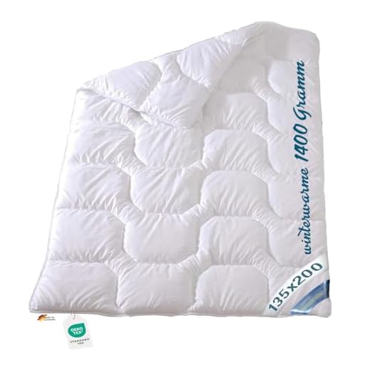 Extra warme Winter Bettdecke I Duo Steppbett I Winterbett | 100% Klimahohlfaser | Baumwollbezug I 135x200 cm I 95° Wäsche | allergikergeeignet | Oeko-TEX-Zertifiziert | Made in Germany
