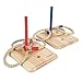 Triumph Sports Triumph Premium Wooden Quoit Set - Includes 2 Targets and 6 Sisal Rope Rings