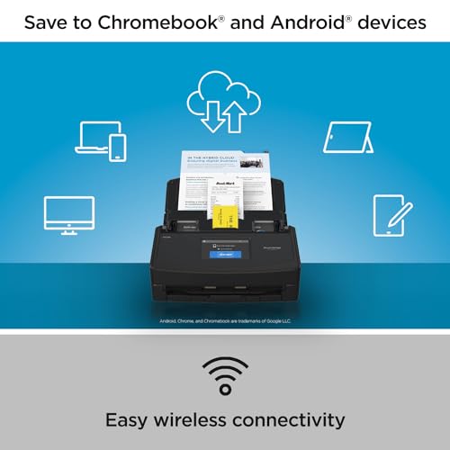 image for ScanSnap iX1600 Chromebook Edition Wireless Color Duplex Document Scan