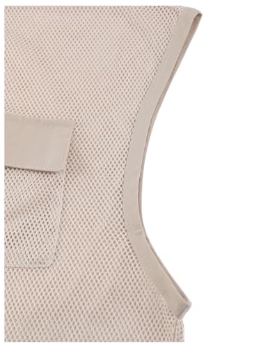 WDIRARA Men's Fishnet Sheer Mesh See Through Round Neck Sleeveless Party Club Tank Top with Pocket4