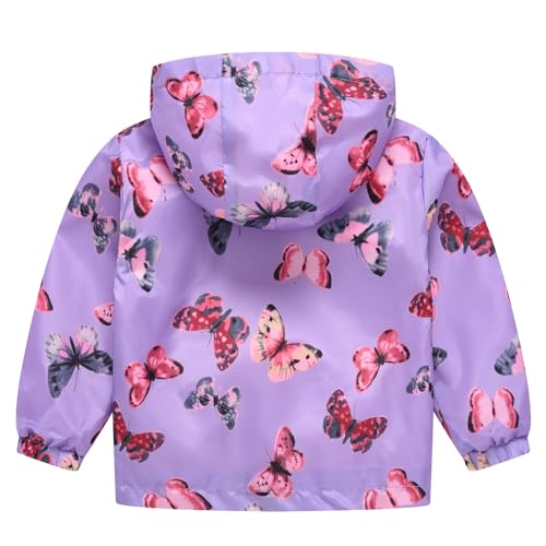 Toddler Rain Jacket Kids Cartoon Windbreaker Waterproof Coat Girl Boy Zip Up Hooded Outerwear Fall Light Raincoat2