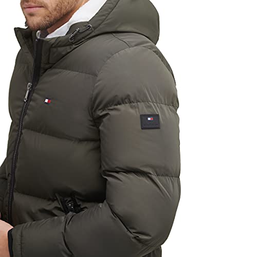 Image of Tommy Hilfiger Men's Classic Hooded Puffer Jacket (Standard and Big & Tall)