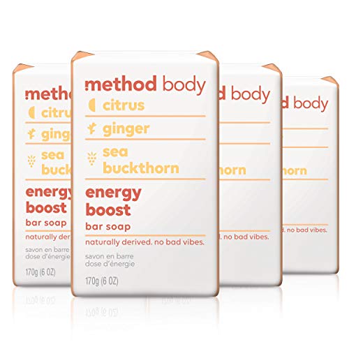 Method Experiential Bar Soap, Energy Boost, 4 Count
