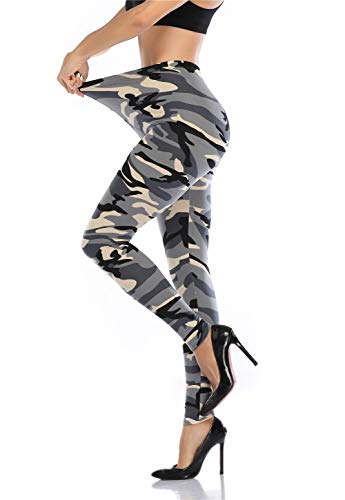 Image of Kotii Women's Soft Full Length Leggings High Waist Ankle Length Leggings Pants Tights