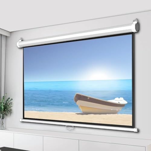 Pantalla manual para proyector 60" a 100" HD 16:9 miniatura 2