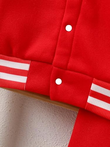 Kids 2 Piece Outfit Baseball Jacket and Pants Set Toddler Boys Girls Sportswear Tracksuit Casual Clothing Spring Fall4