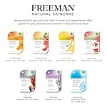 Freeman Naturals Facial Mask 12 Piece Variety Bundle, Peel-Off, Gel & Cream Face Masks, Hydrating, Brightening, & Nourishing Skincare, Natural Ingredients, Travel Size, 0.33 fl. oz./10 ml Sachets - Image 2