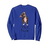 pitbull cucciolo marrone Vestito da mammina PITBULL cucciolo. Citazione divertente per proprietari di cani o allevatori di cani. Regalo divertente per un amico cane. Simpatico cucciolo di PITBULL per lei. Regalo della madre di PITBULL.