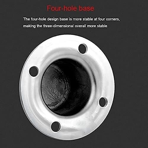 CukUJH Parking Guardrails Parking Barrier Security Posts for Driveways Removable 5m Warning Chain Stainless Steel Detachable Bollard Post for Commercial