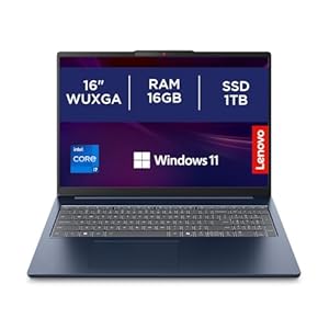 Lenovo IdeaPad Slim 5 | 16 inch WUXGA 1200p Laptop | Intel Core i7-13620H | 16GB RAM | 1TB SSD | Windows 11 Home | Cosmic Blue