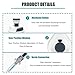 OSPSHPG Laboratory Continuous Pipettes, Single Channel Pipettes with 5ml Pipette Tips, 5 Speed Adjustable Discharge Volume, Micropipette for Chemical, Industry, Scientific Research