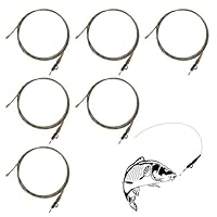 6PCS Karpfen Zubehör, Angelzubehör Karpfen Angeln Haar Rigs Helicopter Rigs Safety Lead Clip Rig Vorfach, Wechselwirbel Clips zum Karpfenangeln Leadclip für Karpfenanfänger