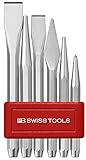 PB Swiss Tools Small Chisel and Punch Tool Set in Plastic Holder