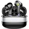 OWMSIC Bluetooth Kopfhörer, Kopfhörer Kabellos Bluetooth 5.3 HiFi Stereo mit 4 Noise Cancelling Mic, 40 Std Spielzeit In Ear Kopfhörer mit USB-Schnellladung, IP7 Wasserdicht Ohrhörer für iOS Android